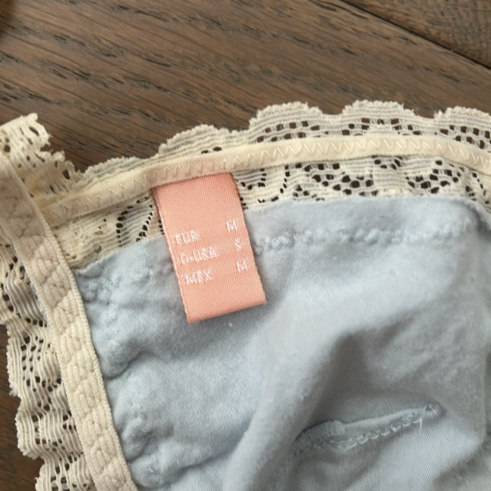 2sets - Soft cotton triangle bra and panty - Picture 8 of 15